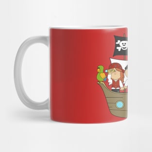 pirates on pirate ship Mug